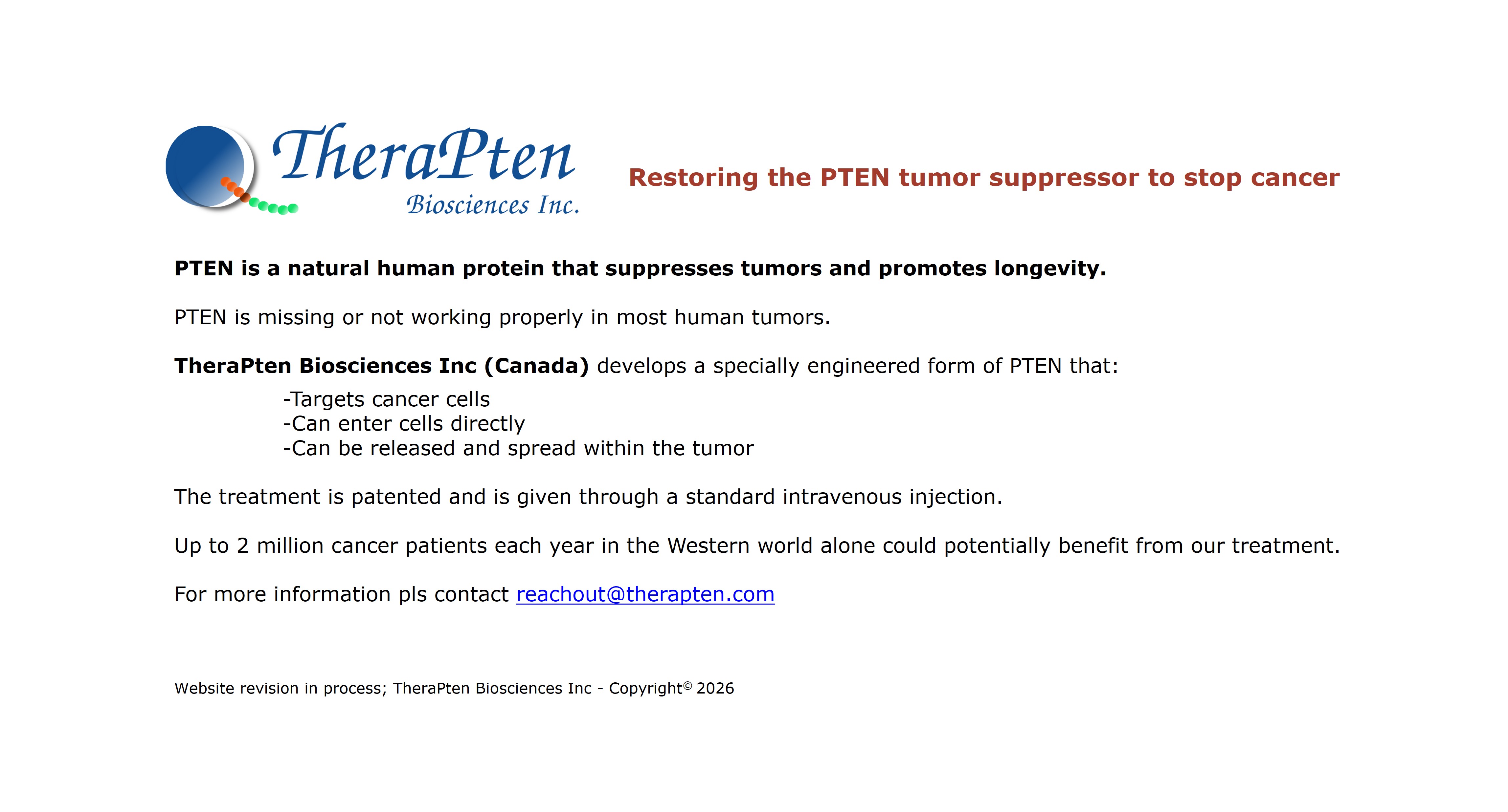 TheraPten Biosciences Inc.